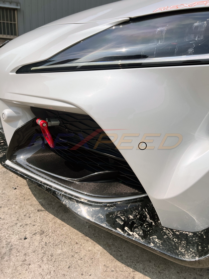 REXPEED Dry Carbon Lower Front Bumper Covers A90 Supra