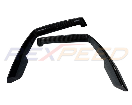Rexpeed Dry Carbon Upper Front Bumper Trim A90 Supra