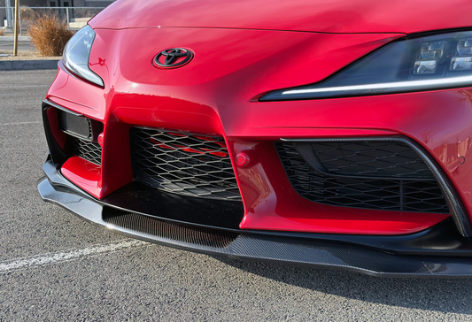 Rexpeed GR Supra Carbon Fiber Front Lip Splitter