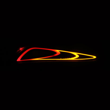AlphaRex 20-24 Toyota Supra LUXX-Series FT-1 Style LED Tail Lights Black (Late Sep)