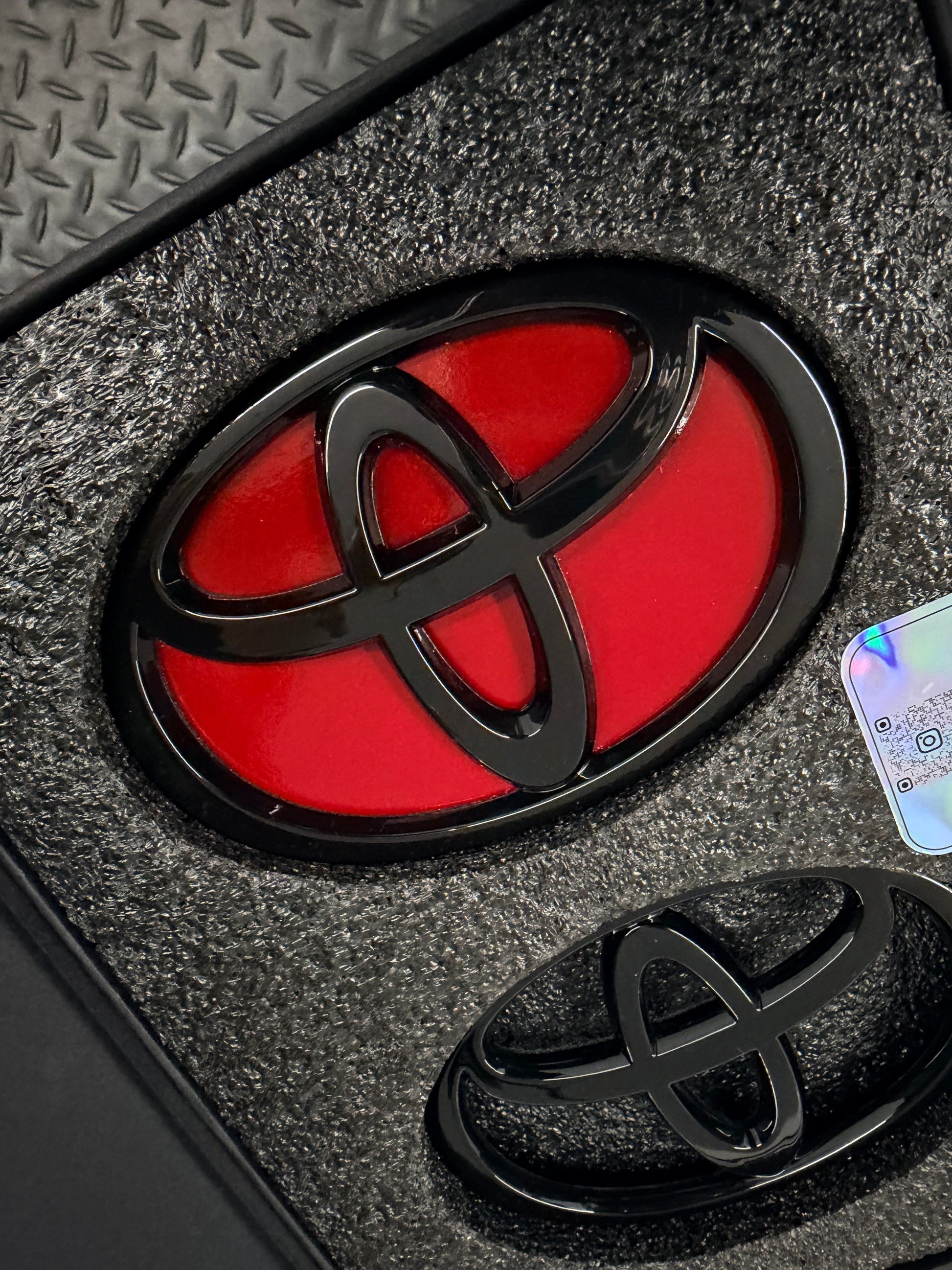 Toyota Supra Gloss Black Paint Match Badge