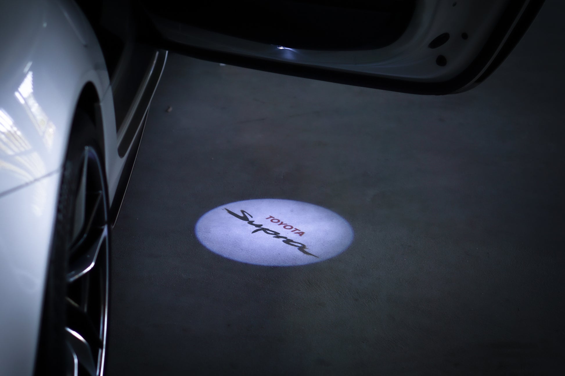 Toyota supra welcome door light replacement 