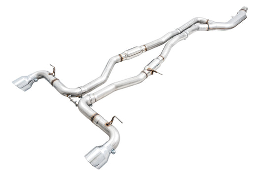 AWE Tuning Resonated Track Edition Exhaust (Chrome) for Supra A90