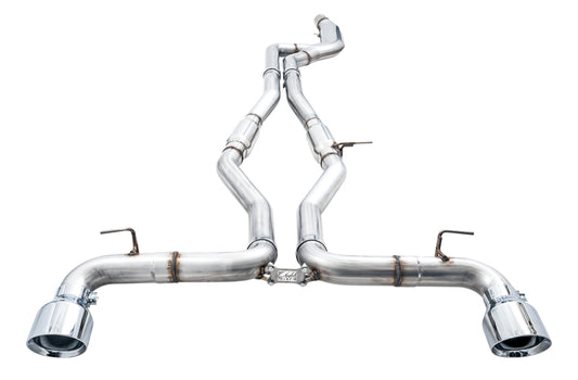 AWE Tuning Resonated Track Edition Exhaust (Chrome) for Supra A90