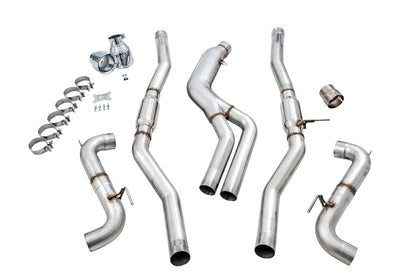 AWE Tuning Resonated Track Edition Exhaust (Chrome) for Supra A90