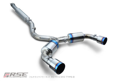 Full Titanium Exhaust GR86/FR-S/BRZ TYPE-D - RSE