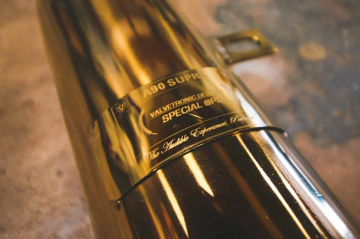 Valvetronic gold exhaust – tips