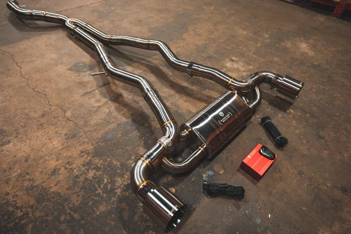 Valvetronic brushed exhaust – GR Supra