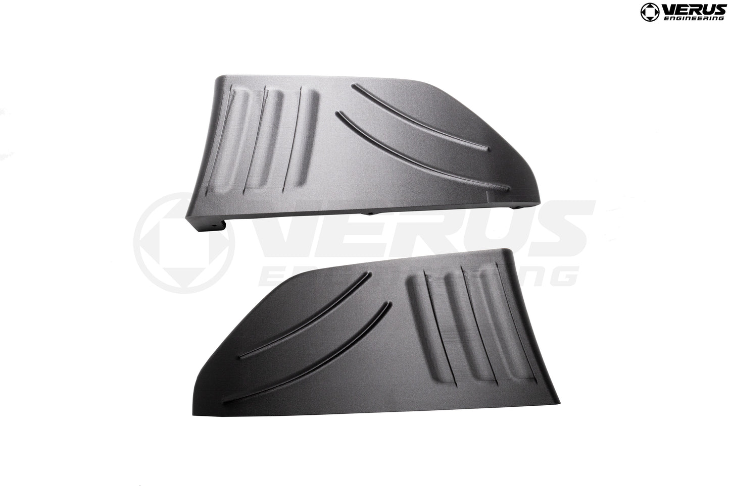 Verus Engineering Front Splitter Endplates for Toyota GR Supra A90/A91 - V2 High Downforce