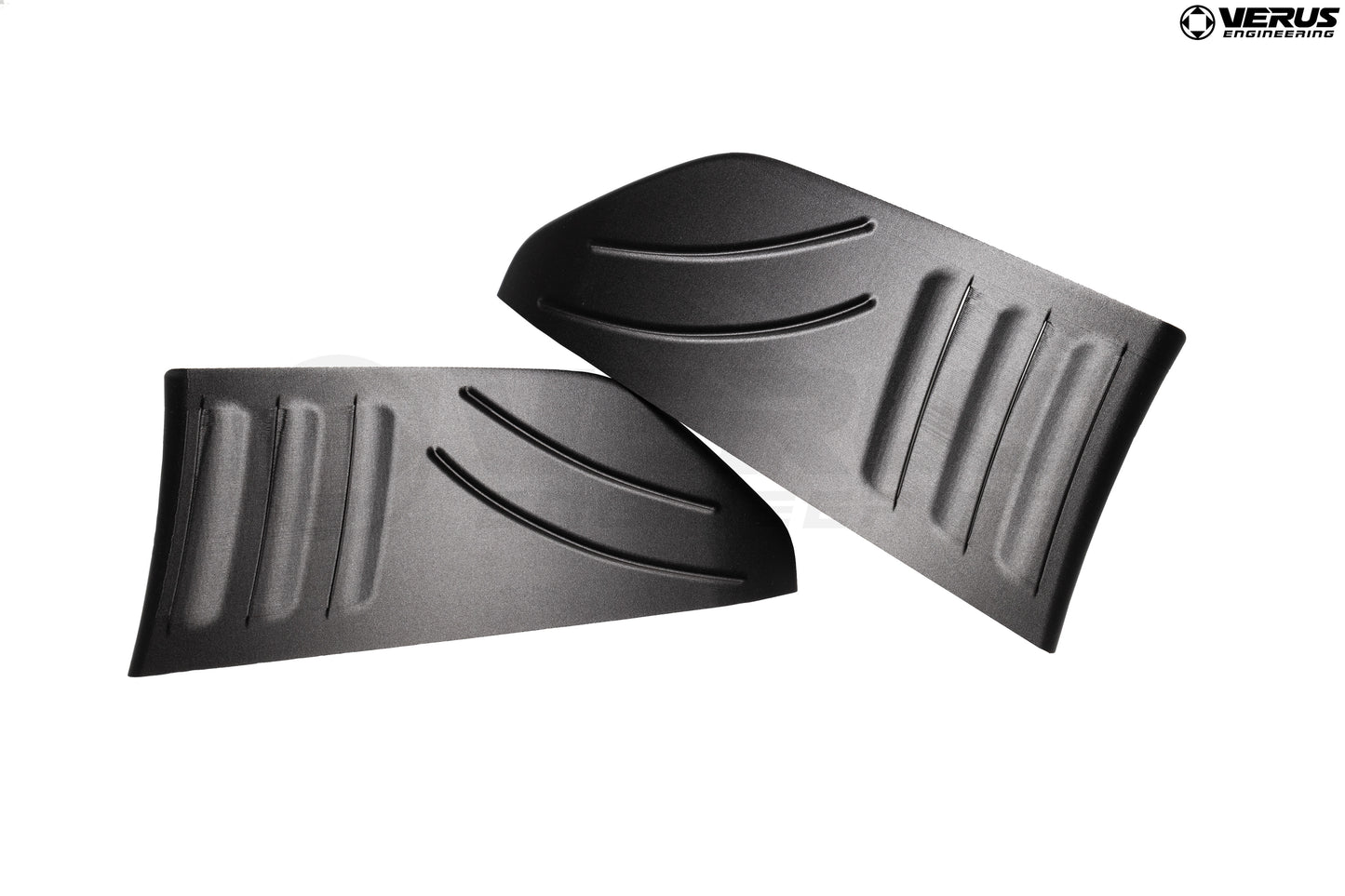 Verus Engineering Front Splitter Endplates for Toyota GR Supra A90/A91 - V2 High Downforce
