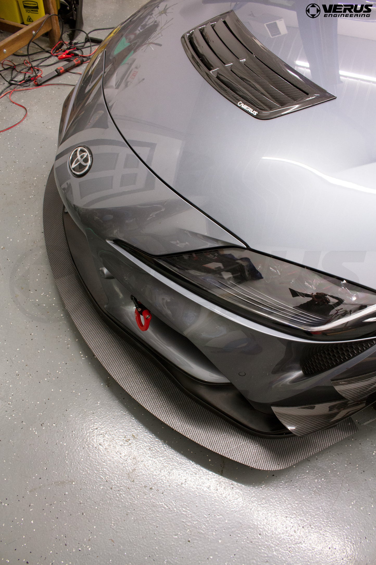 Verus Engineering Front Splitter Carbon Lip Kit (V2 High Downforce) – GR Supra