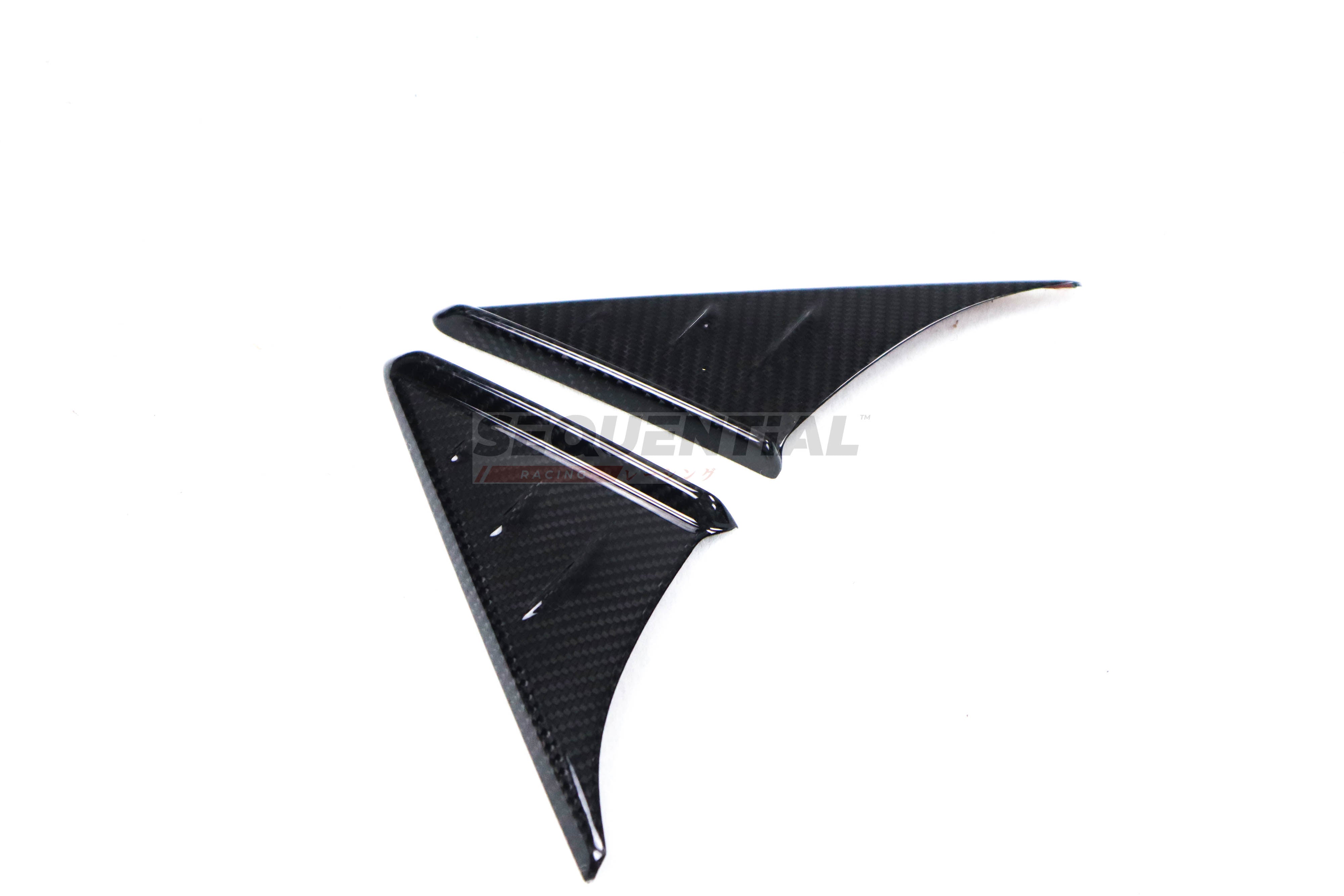 Wind deflectors gr supra carbon fibre installation