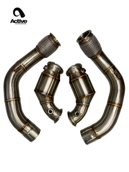 Active Autowerke S63TU GESI Catted Downpipes – BMW M5 / M8 / X5M / X6M