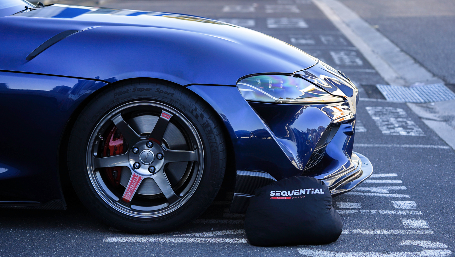 SEQUENTIAL RACING BLACK OUTDOOR CAR COVER MK5 SUPRA