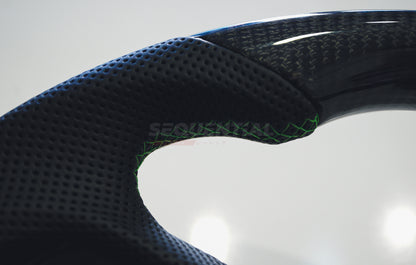 customizing racing carbon steering wheel for toyota gr supra a90 upgrade 