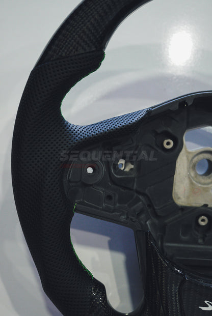 customizing racing carbon steering wheel for toyota gr supra upgrade 