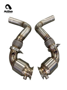 Active Autowerke S63TU GESI Catted Downpipes – BMW M5 / M8 / X5M / X6M