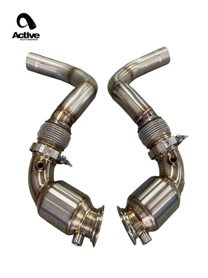Active Autowerke S63TU GESI Catted Downpipes – BMW M5 / M8 / X5M / X6M