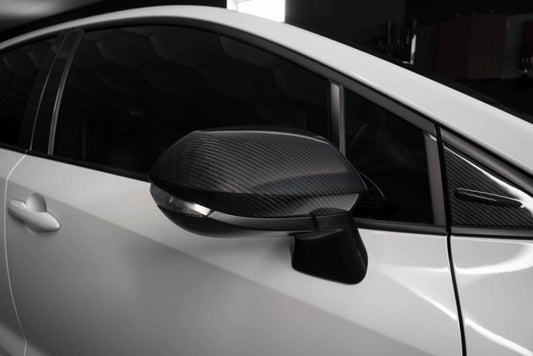 carbon fibre mirror caps for GR Corolla