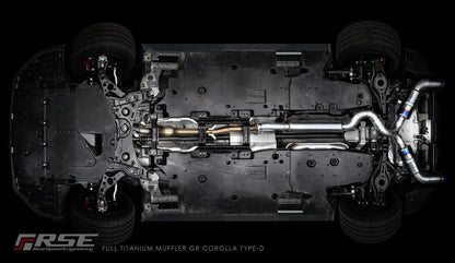 RSE FULL TITANIUM EXHAUSTS GR COROLLA TYPE-D
