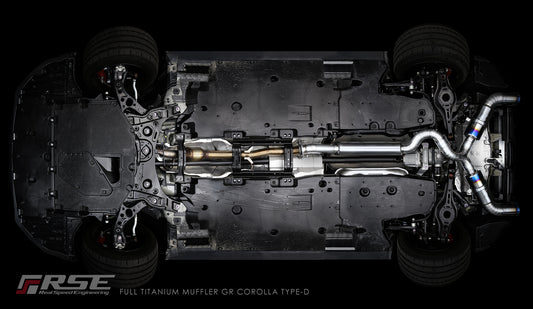 GR Corolla Type D RSE Full Titanium Exhaust