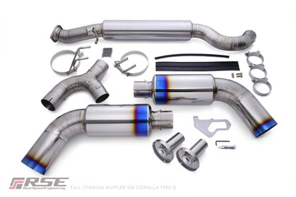 RSE FULL TITANIUM EXHAUSTS GR COROLLA TYPE-D