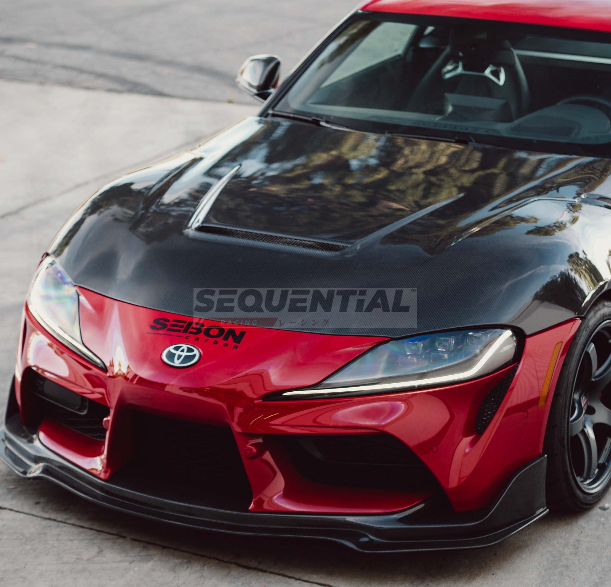 SEIBON VS STYLE CARBON FIBER VENTED HOOD - TOYOTA GR SUPRA