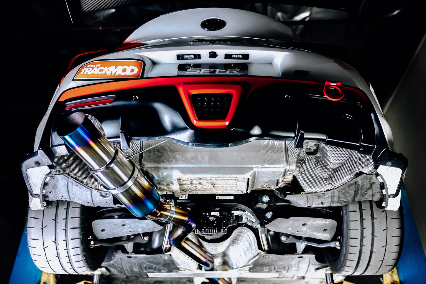 SP1-R Full Titanium Single Exit Exhaust system for A90 Supra