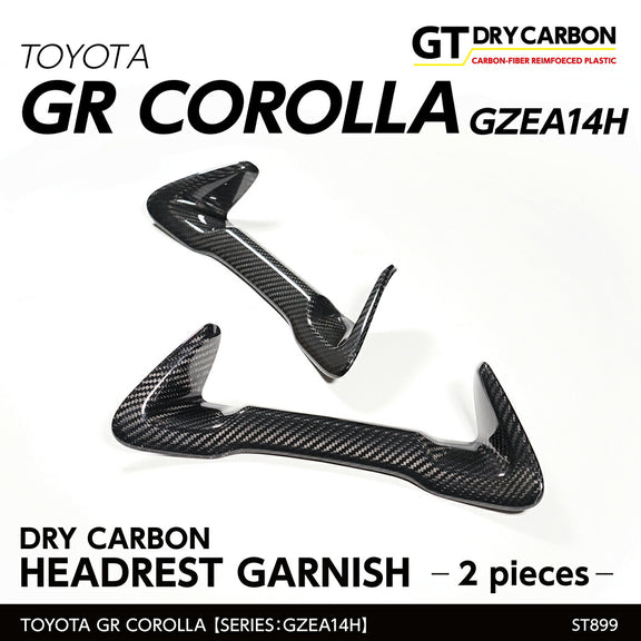 Axis Parts Dry Carbon Headrest Garnish – Toyota GR Corolla (2023+)