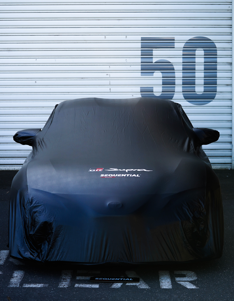 SEQUENTIAL RACING BLACK OUTDOOR CAR COVER MK5 SUPRA