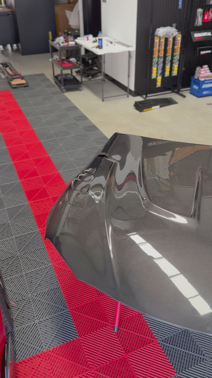 MK5 Supra aftermarket Hood - Sequential Racing