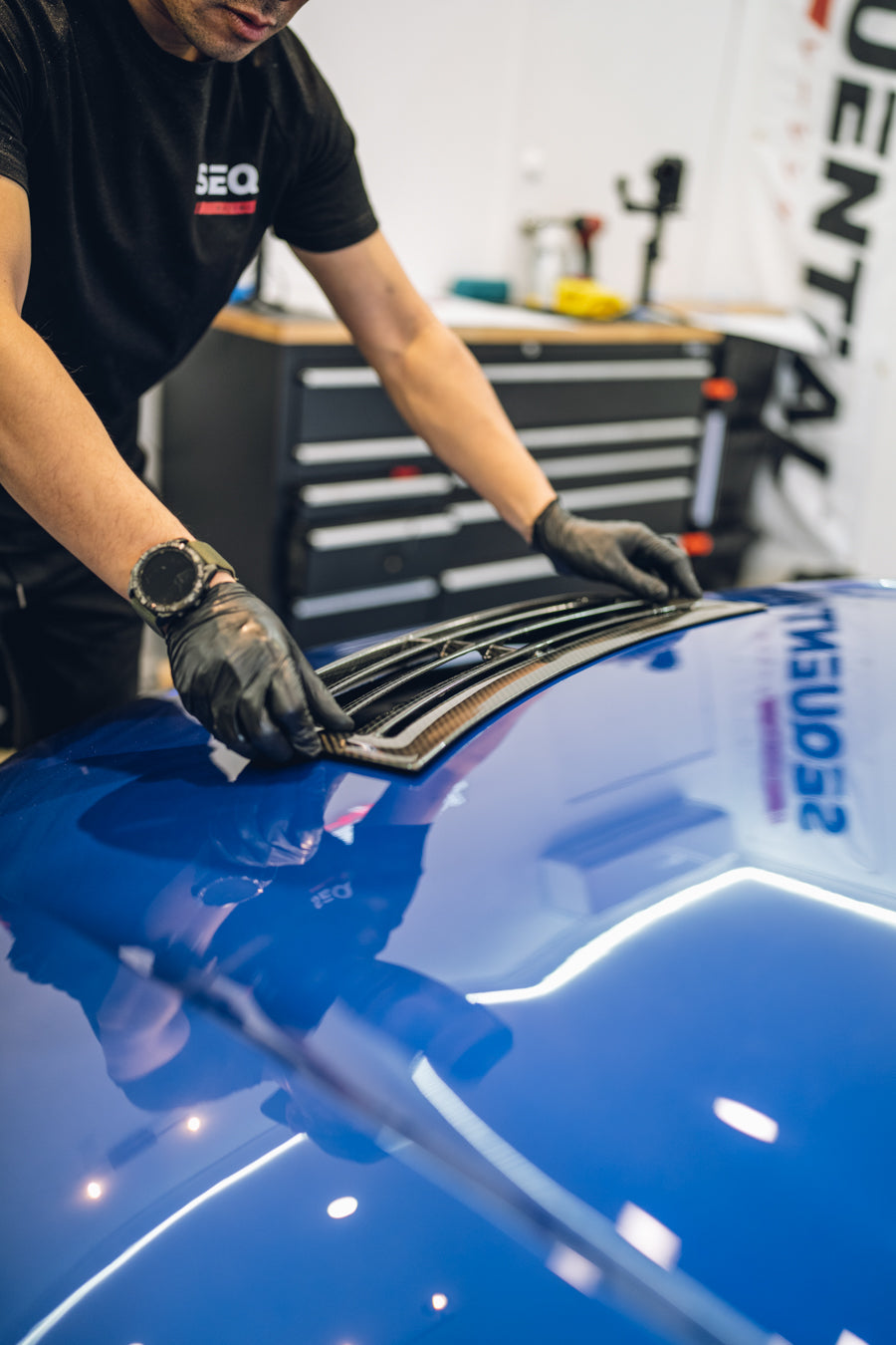 Verus Engineering Carbon Hood Louver Kit for Supra(MK5)
