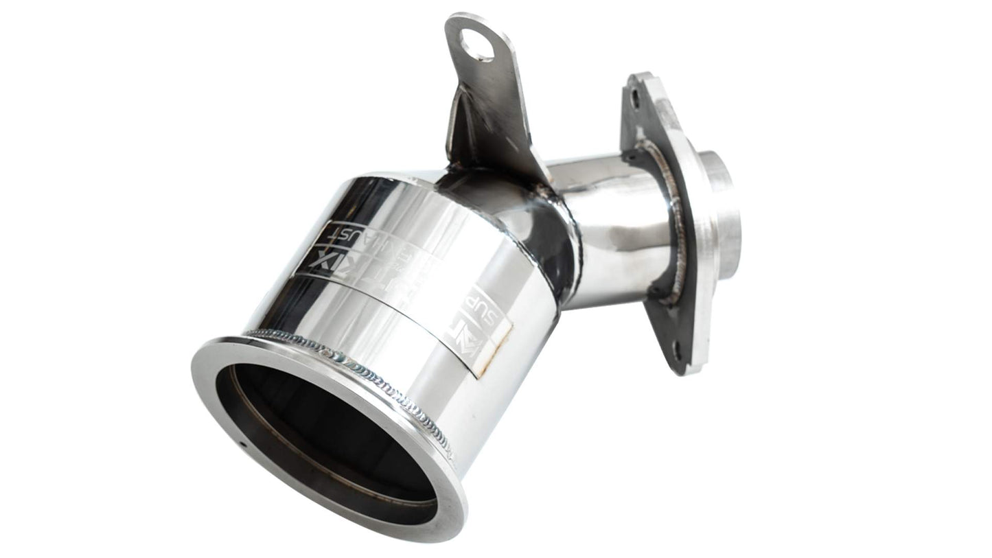 High-Flow Catless Downpipe with Cat Simulator – Toyota GR Corolla (G16E-GTS) 2023+ance De-catted Down-Pipe with Cat Simulator GR Corolla